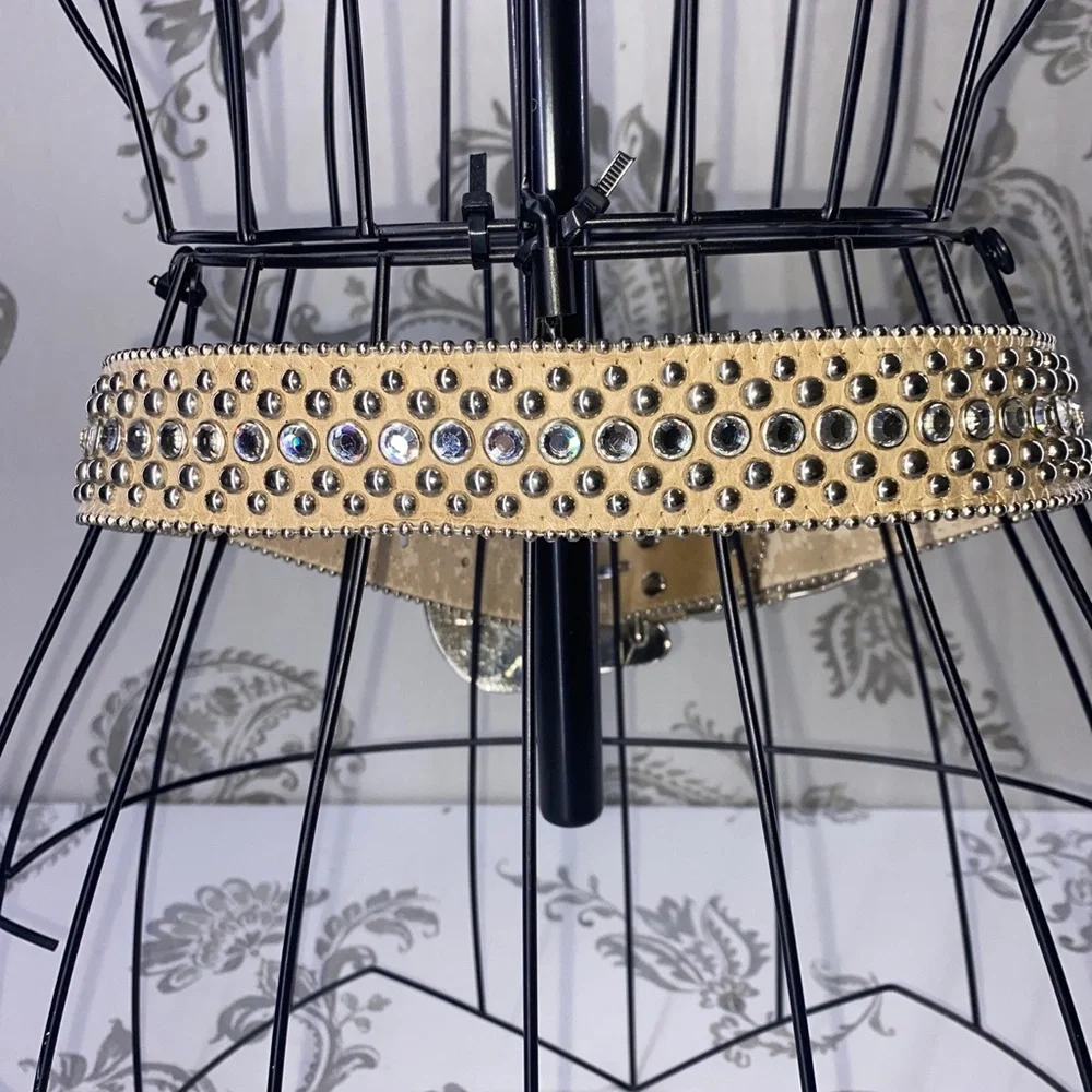 b.b. Simon‎ Vintage Belt Crystal Swarovski Size Small 28